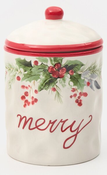 Sinsay - Úložný box s nápisom Merry - viacfarebná