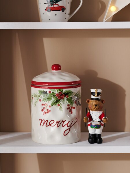 Sinsay - Úložný box s nápisom Merry - viacfarebná