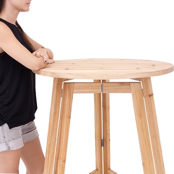 Barový skladací stôl - Ø78 cm