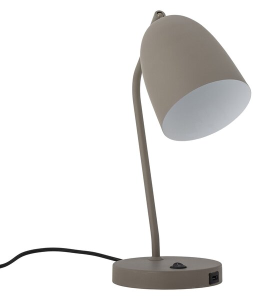 Stolná LED lampa Lemar Grey Metal