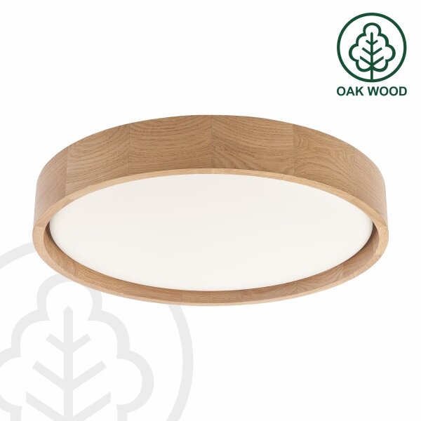 Brilagi - LED stropné svietidlo MANAROLA PLAIN LED/24W/230V 3000K priemer 41 cm dub