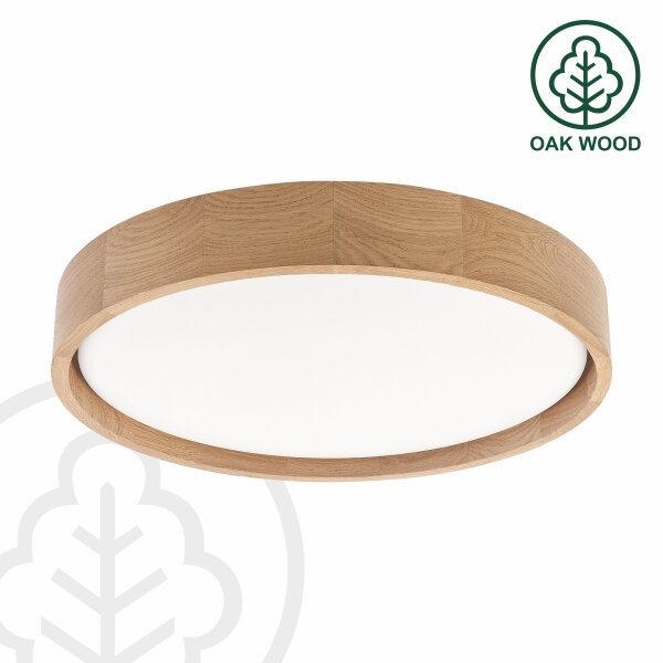 Brilagi - LED stropné svietidlo MANAROLA PLAIN LED/24W/230V 4000K pr. 41 cm dub