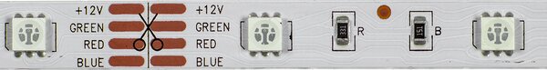 ECOLIGHT LED pásik - SMD 5050 - RGB - 5m - 30LED/m - 7,2 W/h - IP20 - s konektorom
