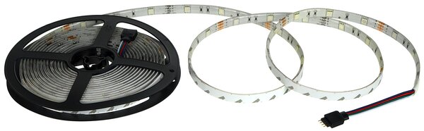 BERGE LED pásik - SMD 5050 - RGB - 5m - 30LED/m - 7,2 W/h - IP65 - s konektorom