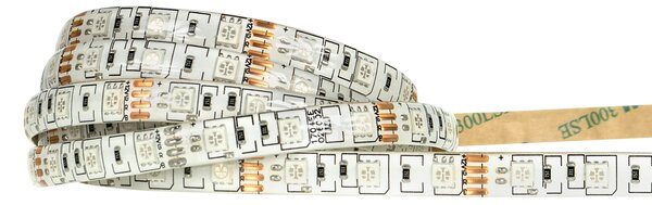 BERGE LED pásik - SMD 5050 - RGB - 5m - 60LED/m - 14,4 W/h - IP65 - s konektorom