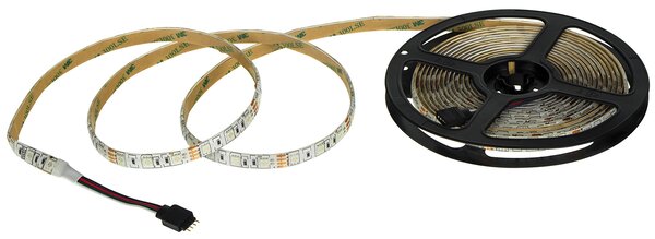 BERGE LED pásik - SMD 5050 - RGB - 5m - 60LED/m - 14,4 W/h - IP65 - s konektorom
