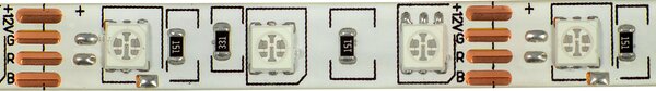 BERGE LED pásik - SMD 5050 - RGB - 5m - 60LED/m - 14,4 W/h - IP65 - s konektorom