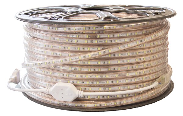 ECOLIGHT LED pásik - 230V - 1m - 60LED/m- 6W/m - 380Lm - IP68 - neutrálna biela - 10mm