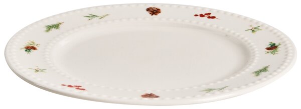 16-dielna sada jedálenského riadu biela porcelán reaktívna glazúra ručne vyrobený servis pre 4 osoby s vianočným motívom