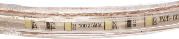 ECOLIGHT LED pásik - 230V - 1m - 60LED/m- 6W/m - 380Lm - IP68 - neutrálna biela - 10mm