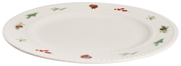 16-dielna sada jedálenského riadu biela porcelán reaktívna glazúra ručne vyrobený servis pre 4 osoby s vianočným motívom