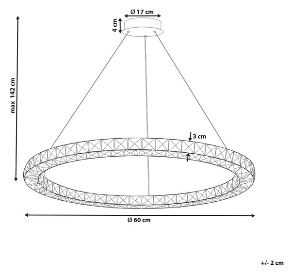 Závesná lampa strieborná krištáľová oceľová integrované LED svetlo okrúhle závesné svietidlo elegantný moderný dizajn