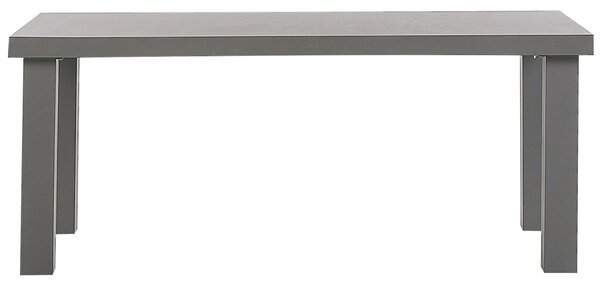 Záhradný jedálenský stôl sivý betónový 180 x 90 cm pre 6 osôb moderný industriálny štýl