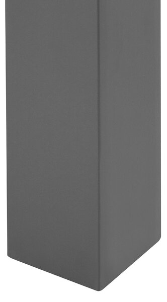 Záhradný jedálenský stôl sivý betónový 180 x 90 cm pre 6 osôb moderný industriálny štýl