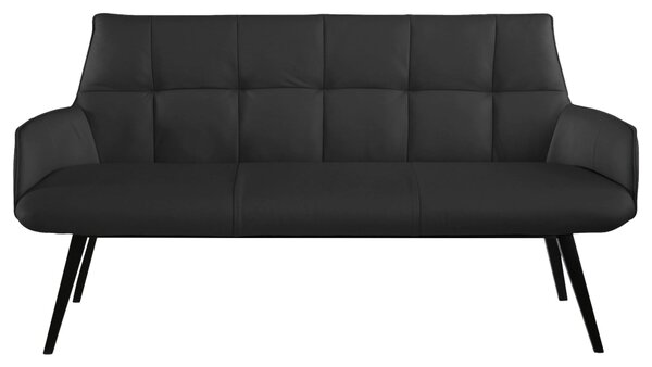 LAVICA, drevo, koža, 160/89,5/64 cm Novel - Lavice