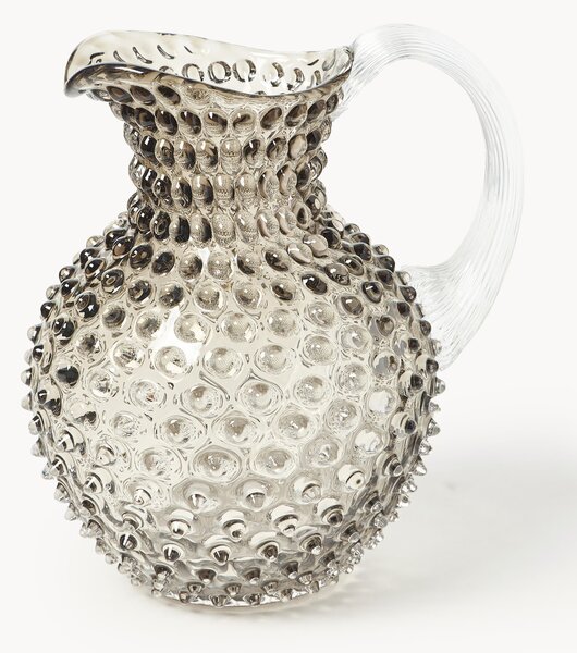 Ručne fúkaný džbán Hobnail, 2 l