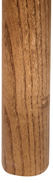 Jedálenský stôl dyha tmavý dub MDF nohy z brestového dreva 180 x 90 cm obdĺžniková dyhovaná doska tradičný štýl jedáleň kuchyňa