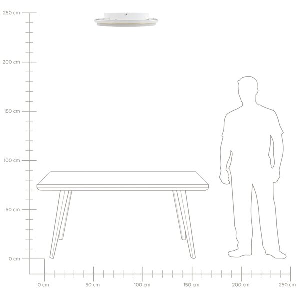 Stropná LED lampa zlatá kovová 64 cm akrylová prstencové tienidlo teplé biele svetlo