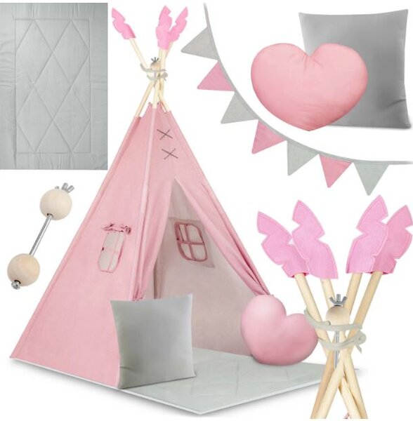 Bestent Detský stan Teepee Pink Indian