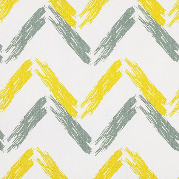 Sada 2 záhradných vankúšov viacfarebná polyester 45 x 45 cm štvorcový tvar geometrický vzor chevron odolnosť voči UV moderný štýl exteriér