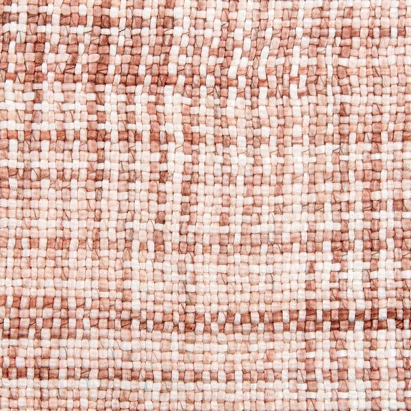 Deka hnedá biela akryl 120 x 150 cm obdĺžnikový tvar kockovaný vzor prikrývka so strapcami boho štýl doplnky