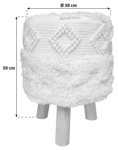 TABURETKA, textil, 38/50/38 cm Livetastic - Kreslá, Online Only