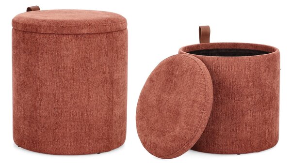 2SET KATIA GINGER taburet s úložným priestorom