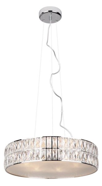 MAXLIGHT P0236 - Luster na lanku DIAMANTE 5xG9/42W/230V pr. 38 cm chróm
