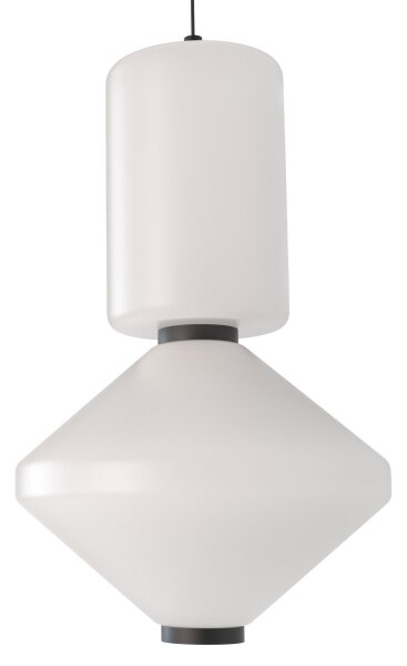 MAXLIGHT P0467 - LED Luster na lanku AKIKO LED/16W/230V pr. 20 cm biela