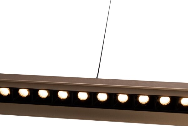 MAXLIGHT P0594 - LED Luster na lanku JO-JO LED/38W/230V mosadz