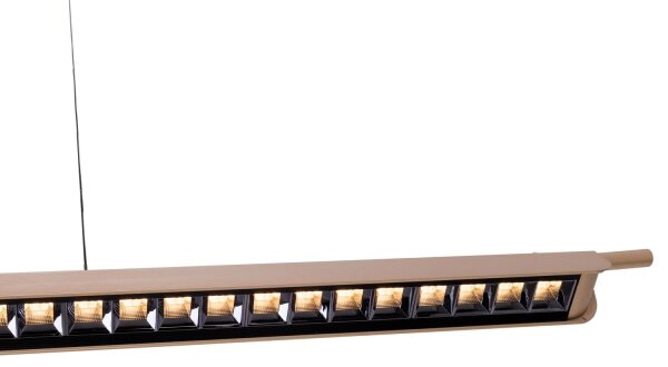 MAXLIGHT P0596 - LED Luster na lanku JO-JO LED/40W/230V zlatý