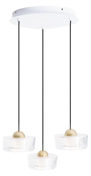 MAXLIGHT P0543 - LED Luster na lanku LIPARI LED/22W/230V pr. 35 cm číra