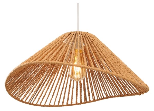MAXLIGHT P0577 - Luster na lanku AMALFI 1xE27/15W/230V pr. 45 cm béžová