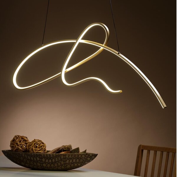 ONLI - LED Luster na lanku SIGN LED/42W/230V 4000K zlatá