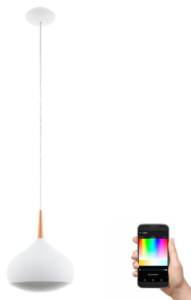 Eglo 97087 - LED RGBW stmievateľné závesné svietidlo COMBA-C LED/18W/230V