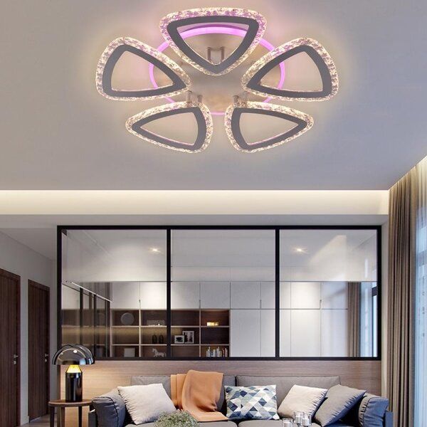 LED RGB Stmievateľný prisadený luster LED/70W/230V 3000-6500K + DO