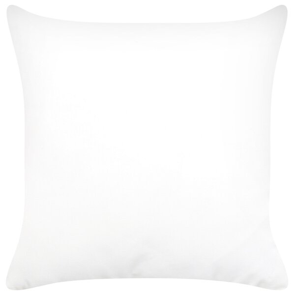 Súprava 2 dekoratívnych vankúšov čierny polyester 45 x 45 cm žltá potlač citrónov moderný dizajn