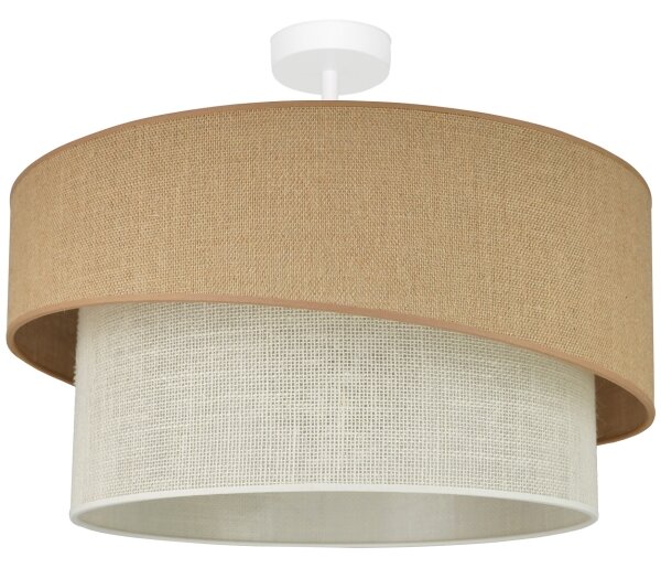 Brilagi - Prisadený luster SHINE 1xE27/15W/230V pr. 50 cm béžová/krémová