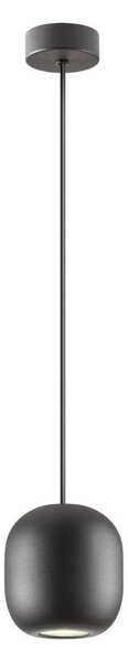Redo 01-3477 - Luster na lanku BOOM 1xGU10/10W/230V pr. 12 cm čierna