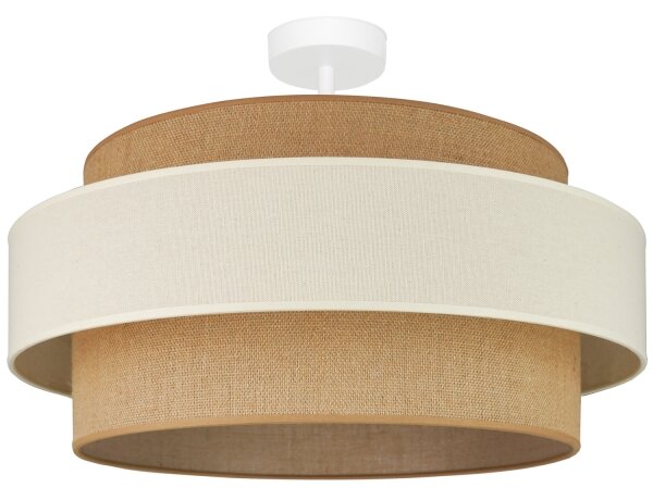 Brilagi - Prisadený luster SPACE LIGHT 1xE27/15W/230V pr. 50 cm béžová/krémová
