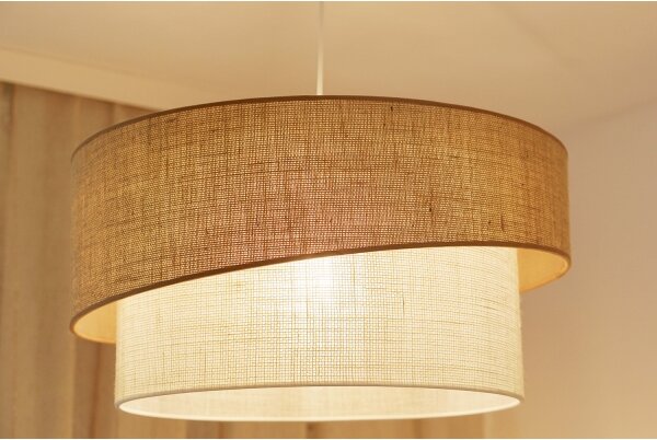 Brilagi - Luster na lanku SHINE 1xE27/15W/230V pr. 50 cm béžová/krémová