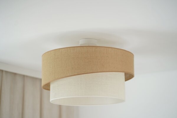 Brilagi - Prisadený luster SHINE 1xE27/15W/230V pr. 50 cm béžová/krémová