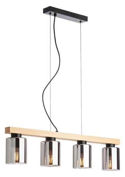 Redo 01-3986 - Luster na lanku ROTIS 4xE27/15W/230V
