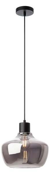 Redo 01-4046 - Luster na lanku ATLANTIS 1xE27/42W/230V pr. 26 cm čierna