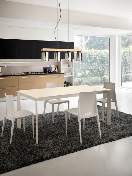Redo 01-3986 - Luster na lanku ROTIS 4xE27/15W/230V