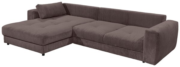 ROHOVÁ SEDAČKA, kompozitné drevo, textil, mokka MID.YOU - Sedačky, Online Only