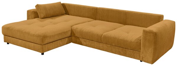 ROHOVÁ SEDAČKA, textil, kompozitné drevo, žltá MID.YOU - Sedačky, Online Only