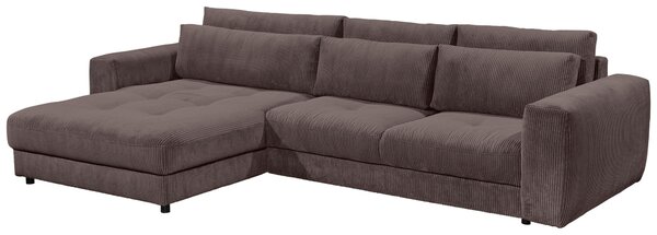 ROHOVÁ SEDAČKA, kompozitné drevo, textil, mokka MID.YOU - Sedačky, Online Only