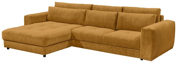 ROHOVÁ SEDAČKA, textil, kompozitné drevo, žltá MID.YOU - Sedačky, Online Only