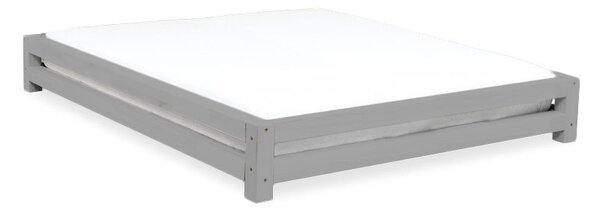 Benlemi Dvojlôžková posteľ JAPA Zvoľte farbu: Tmavo sivá, Rozmer: 160 x 200 cm